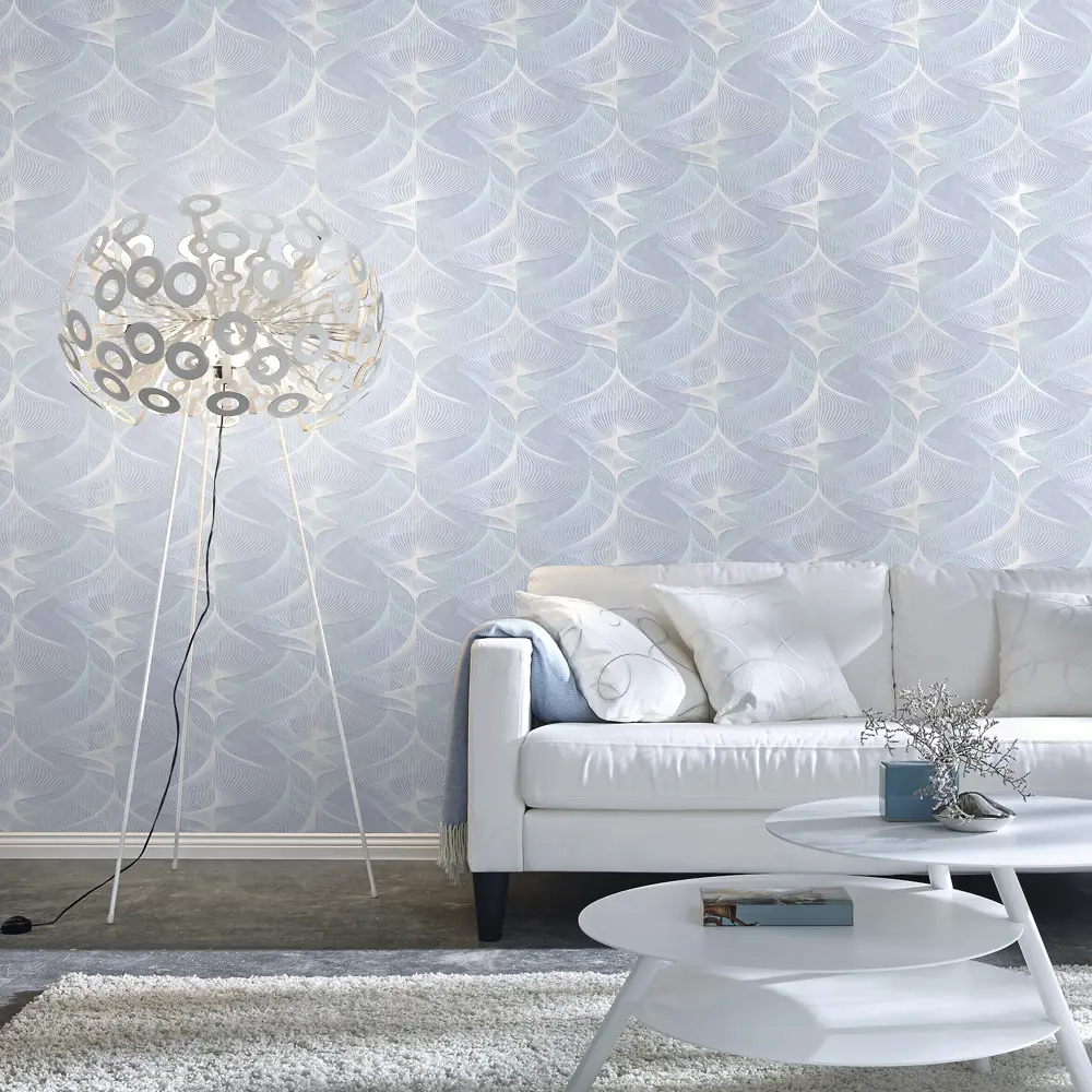 Обои флизелиновые Wall Up Tesla голубые 1.06 м 646375 STLM-2030830 - Вид №3