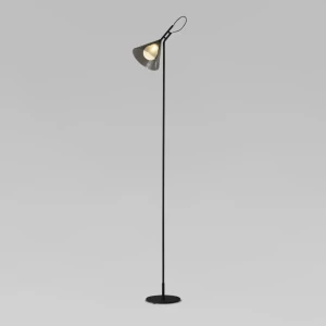 Торшер Eurosvet Enigma — минималистичный черный светильник в стиле лофт 89435507