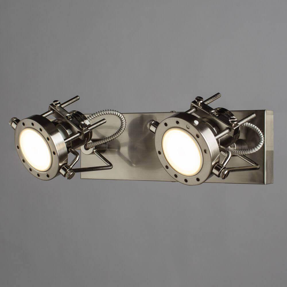 Спот потолочный серебристый Arte Lamp Costruttore A4300AP-2SS ARTE LAMP COSTRUTTORE SILVER 00-3926272 Серебро  - Вид №2