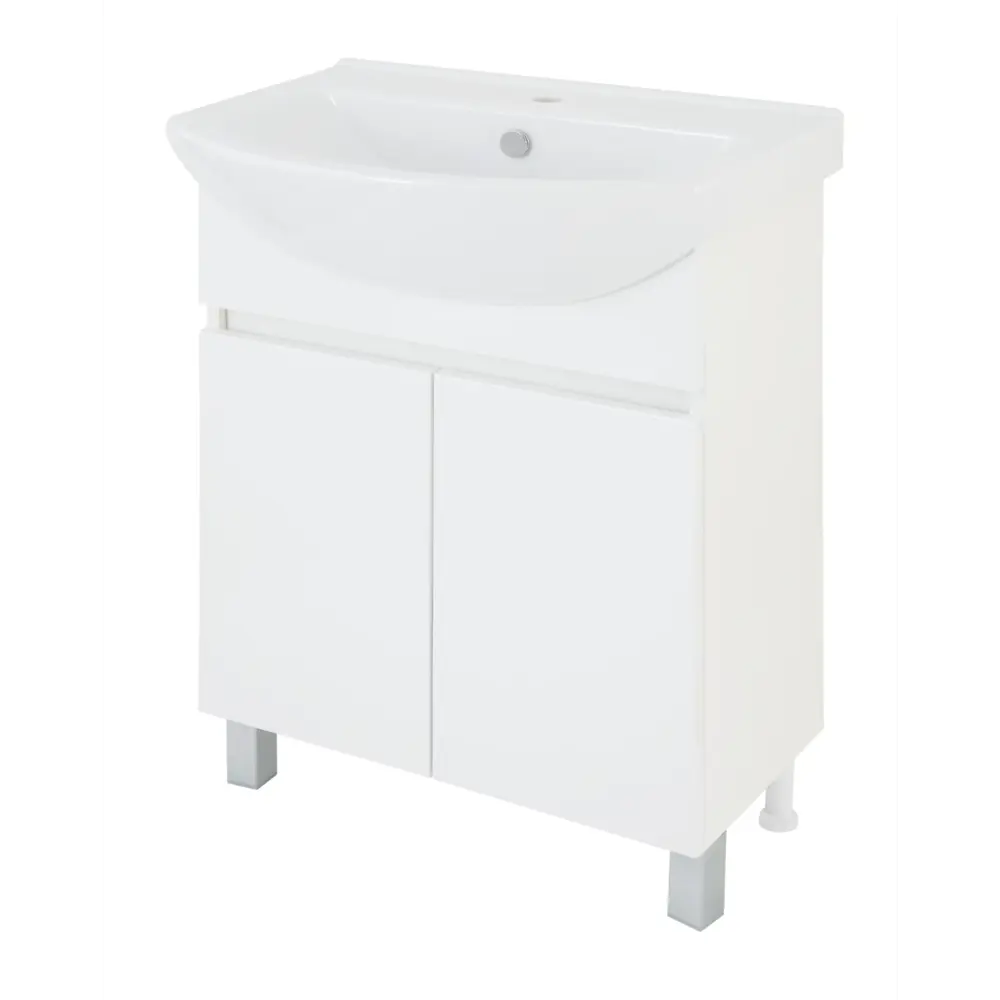 Тумба Santreyd Элегия для ванной с полкой, белая 83591324 Соло STLM-0042292 - Вид №1