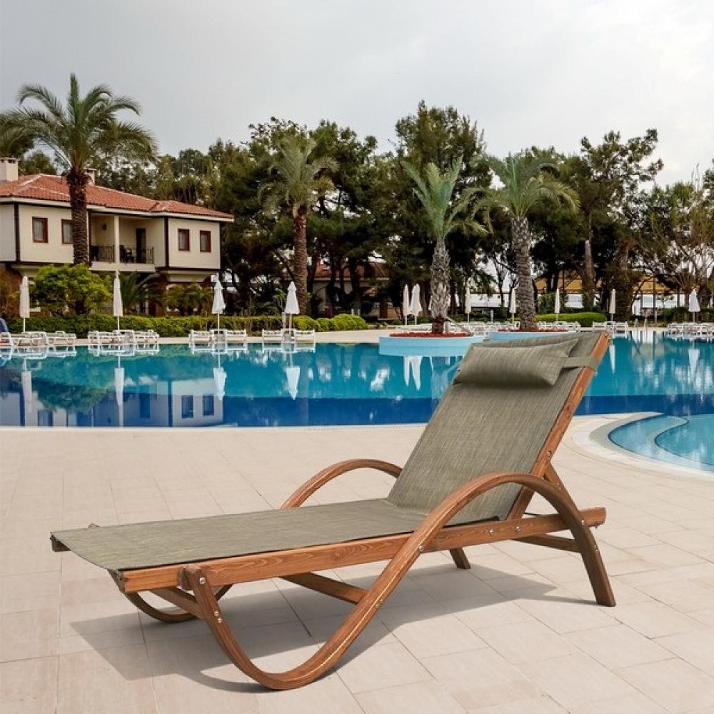 AFM-511B Шезлонг-лежак Мальта AFM-511 Olive Afina 