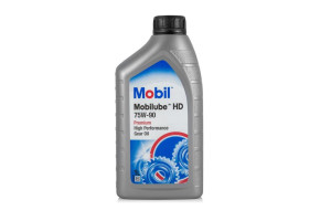 16500100 Трансмиссионное масло ube HD, 75W-90, 1 л 152662 MOBIL