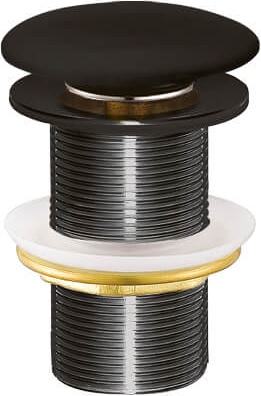 SF032-S Донный клапан ЧЕРНЫЙ Creavit  - Вид №1