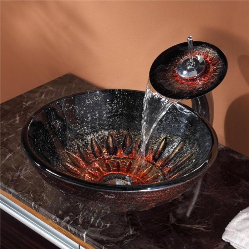 C-GV681-19mm-KGW1700 Накладная раковина на столешницу  прямоугольная Krausru  - Вид №1