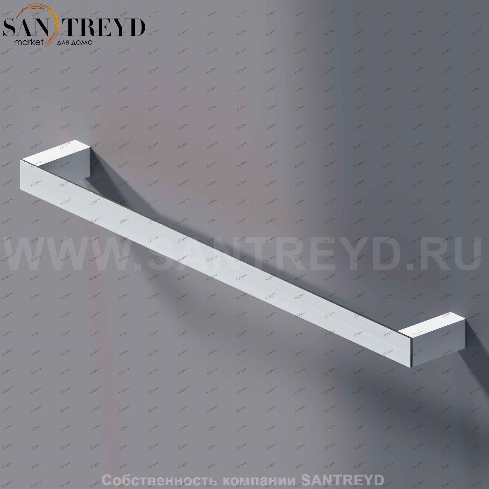 Agape PORTO Полотенцедержатель 55 см хромированный APOR0563