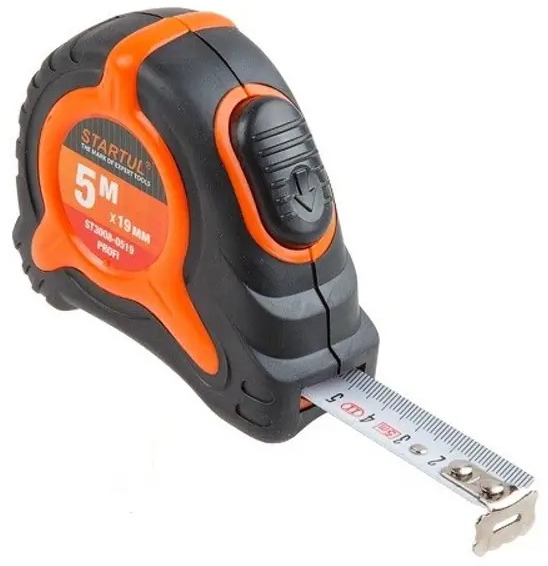 91592299 Рулетка Pro Startul Profi ST3008-0519 с автостопом 5 м x 19 мм STLM-0848594
