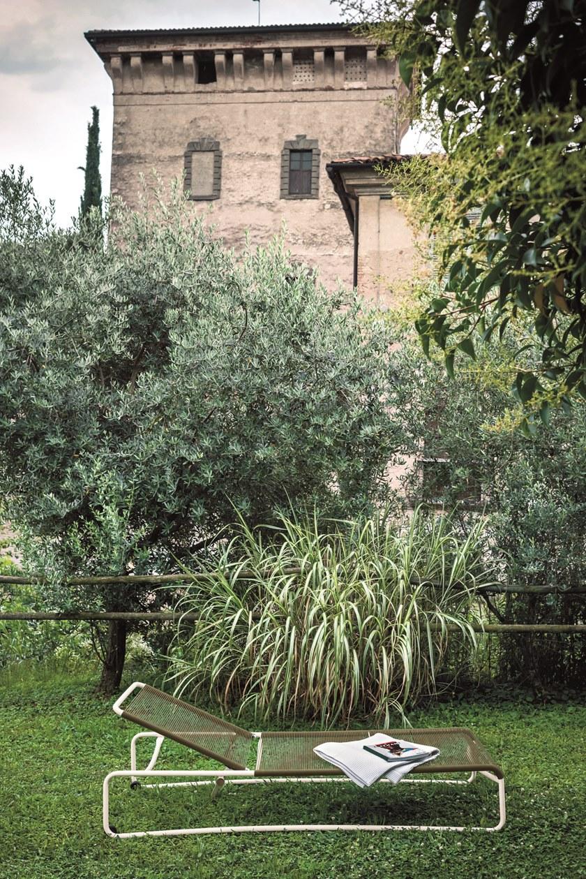 RODA Садовый лежак на колесиках Harp sun-id-1460889 - Вид №6