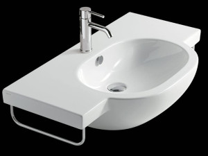 Керамическая подвесная раковина