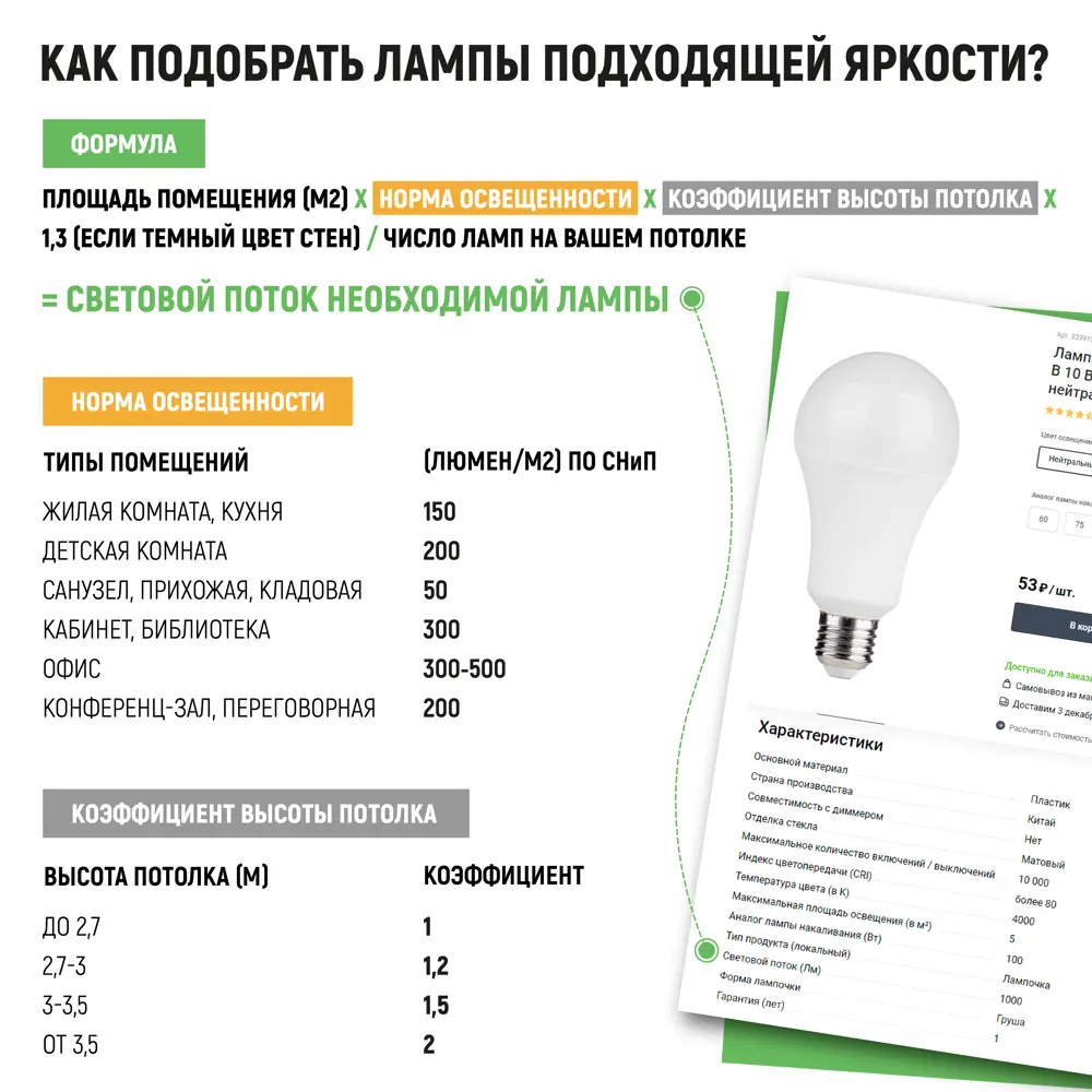 Santreyd LED лампа E27 нейтрального белого света 10Вт 82991513 STLM-0038545 - Вид №8