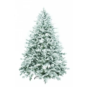 Ель новогодняя искусственная Изумрудная заснеженная 220 см