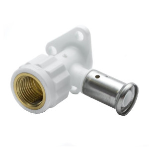 93716659 Водорозетка ВР ПВДФ пресс белая 20x1/2" 56 мм STLM-0553804 HENCO