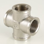 VTr.760.N.0004 Фитинг резьбовой – крестовина Valtec 1/2"  - Вид №1