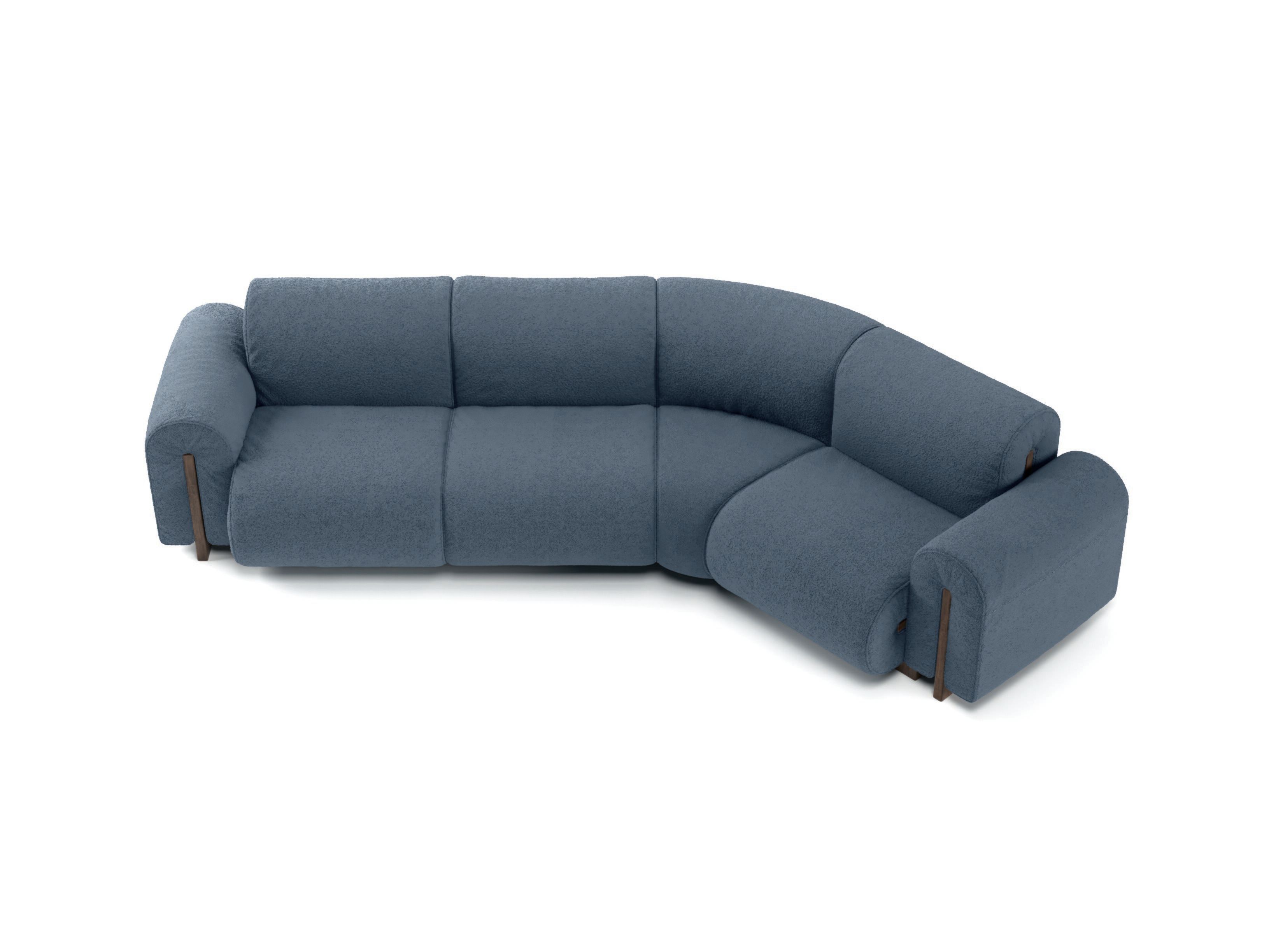 Угловой диван из ткани Natuzzi Italia COLLE ARCH-00003676 - Вид №3