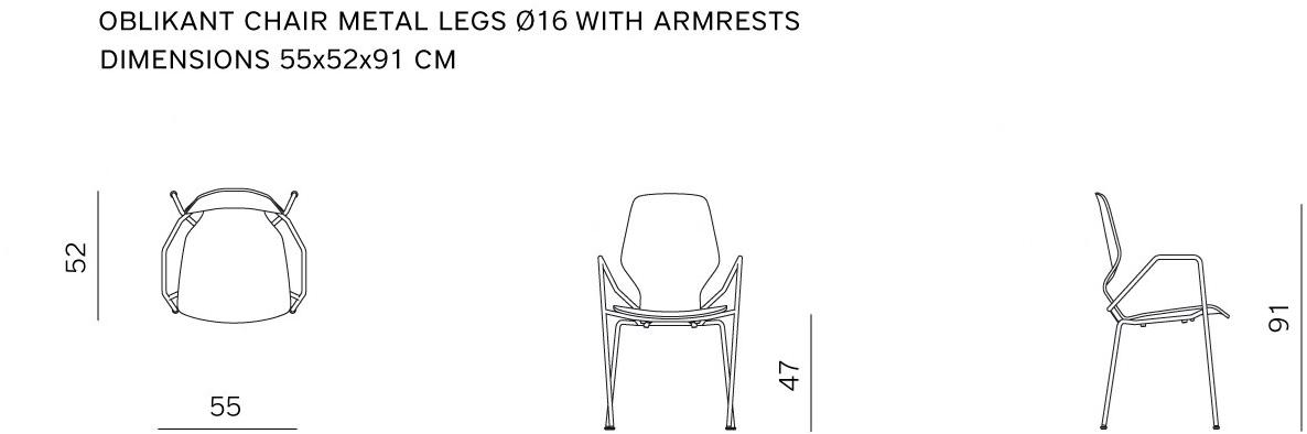 prostoria Стул с подлокотниками Oblikant sun-id-1474546 - Вид №4