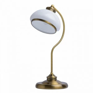 Настольная лампа MW-Light Аманда 481031301 MW-LIGHT ИНТЕРЬЕРНЫЕ, ПОД СТАРИНУ 080283 Белый;бронза