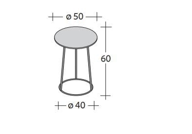 Круглый мраморный журнальный столик Flou Angle ARCH-00079506 - Вид №3