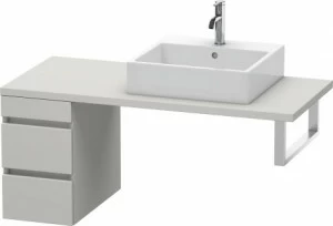 DS533500707 Шкафчик для консоли DuraStyle #DS5335 300 x 548 мм Бетонно-серый матовый декор