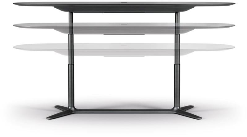 Brunner Овальный стол с регулируемой высотой из hpl Lift 7882 - Вид №2