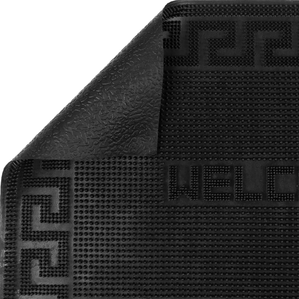 Коврик придверный Welcome 40x60 см цвет черный VORTEX STLM-2149201 - Вид №4
