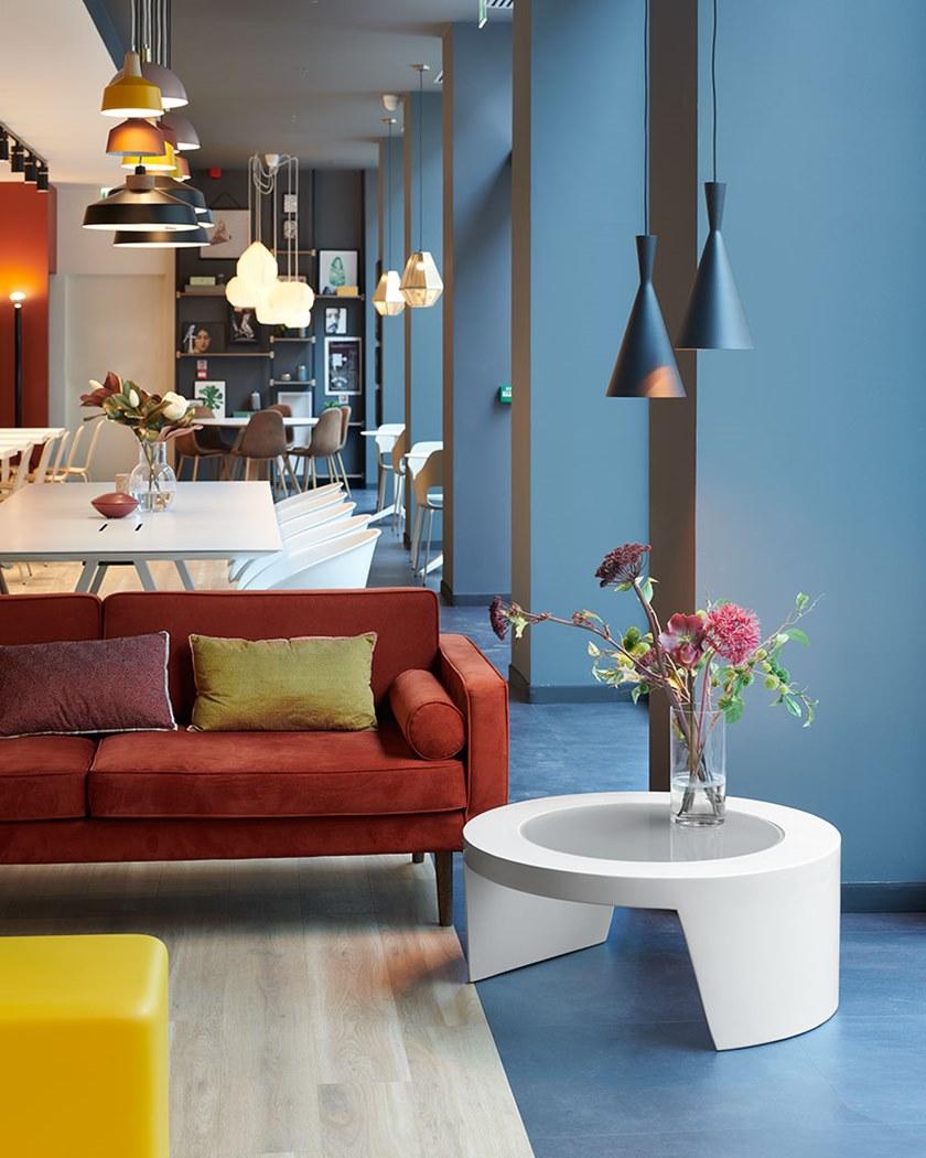 SLIDE Низкий круглый журнальный столик из полиэтилена sun-id-1465088 - Вид №2