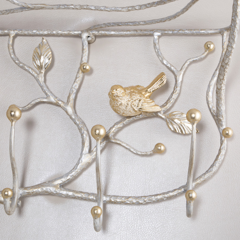 15010 Вешалка настенная Терра (без зеркала) Айвори мраморное золото BOGACHO 4627196590328 - Вид №4