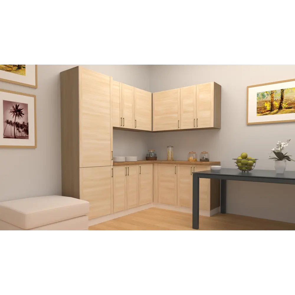 Наборная дверка мебельная Арелан 496x1316x18мм хвоя экстра STLM-2023744 - Вид №4