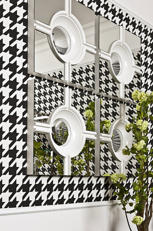 Зеркало квадратное в белой раме Jagger от Eichholtz EICHHOLTZ ДИЗАЙНЕРСКИЕ 247155 Белый  - Вид №3