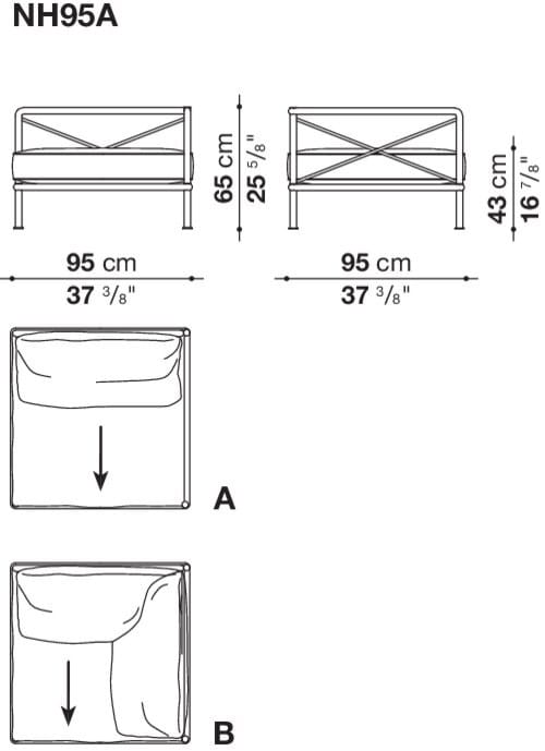 Садовый диван B&B Italia Outdoor Nooch ARCH-00068849 - Вид №19