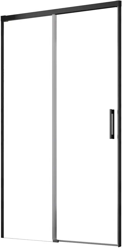 91001170 Душевая дверь Radaway Idea Black DWJ 150 Left 387019-54-01L 150см эффект стекла прозрачный раздвижной STLM-0433169