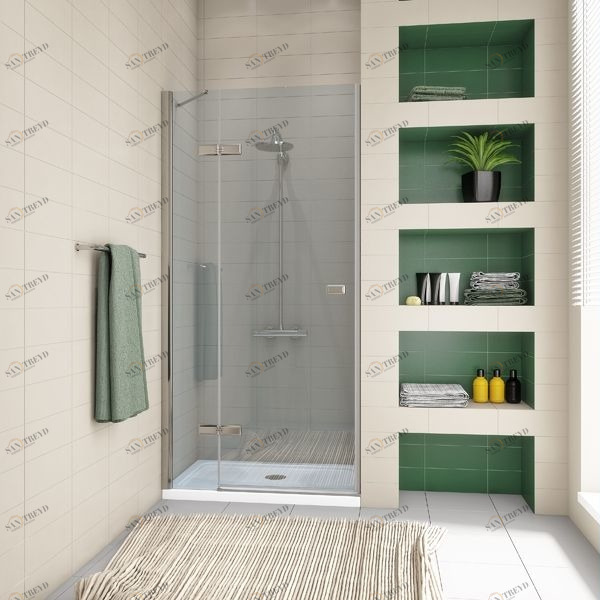 Душевая дверь в нишу 120x200 GK-862AP стекло прозрачное 6 мм GUTEWETTER TREND DOOR 120X200GK862AP