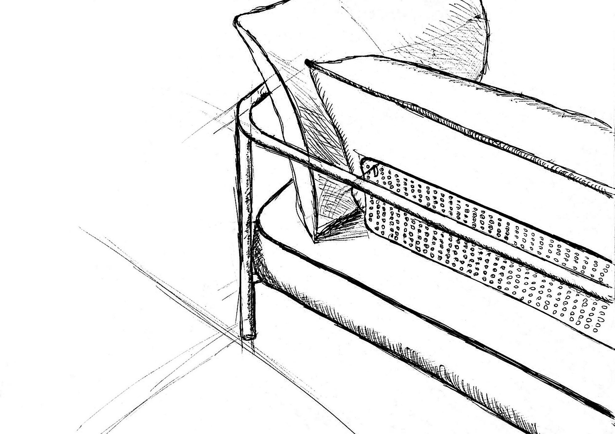 Модульное садовое кресло из стали и ткани S-CAB лоскут ARCH-00083976 - Вид №18