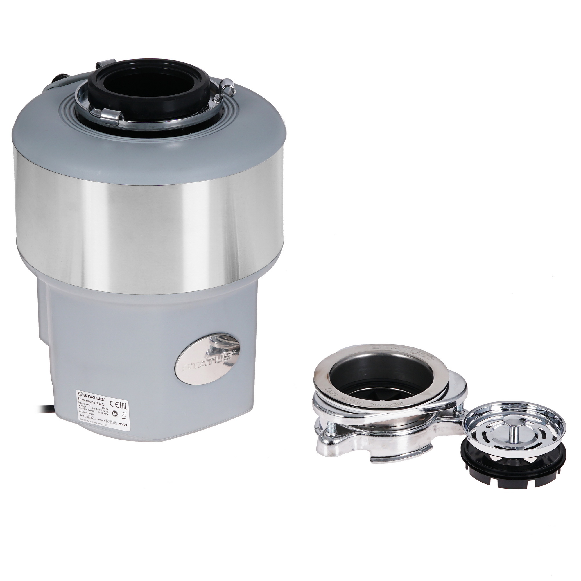 9944356 Измельчитель пищевых отходов STATUS Premium 350 STDN-0072821 - Вид №6