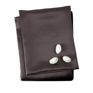 Наволочка princess46chocolate, 60x40 см, шелк, 1шт, цвет темно-коричневый SILK MANUFACTURE