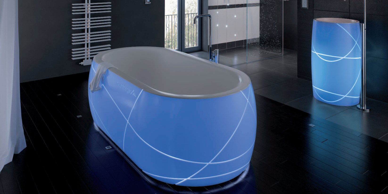 Mauersberger Ванна минеральная с белой подсветкой NEON Light 6218510101 - Вид №2