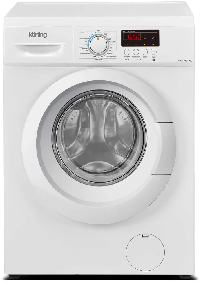 90751769 Стиральная машина Korting Kwm 40b1060 65x88x50 см 6 кг цвет белый STLM-0367855