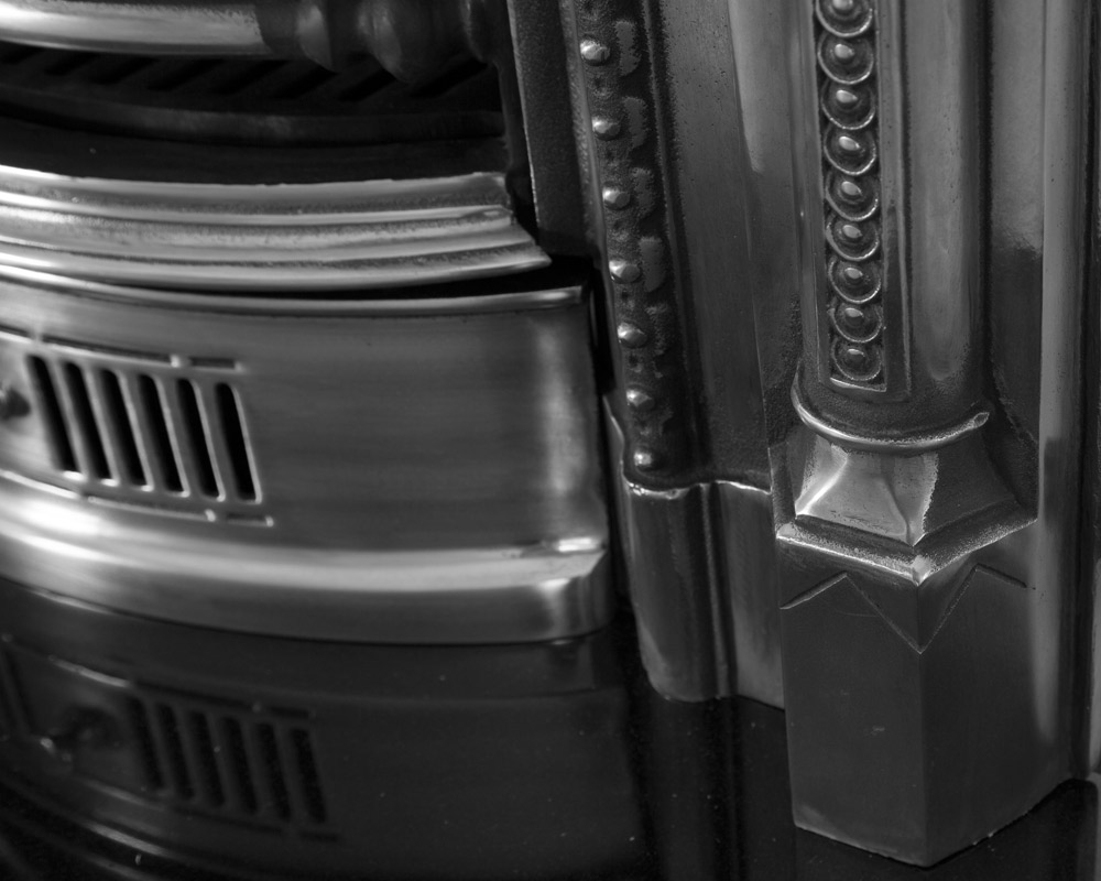 RX063 Комбинированный камин из чугуна из твида Сarronheating  - Вид №4