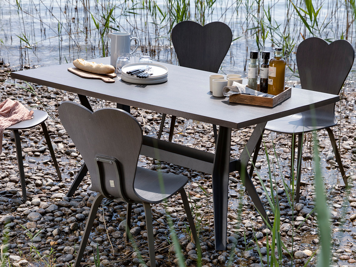 60.00.0360 Универсальный стол 90 х 160 с отверстием для зонта Mbm Tivoli - Вид №1