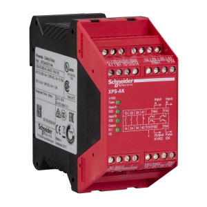 XPSAC3421P МОДУЛЬ БЕЗОПАСНОСТИ КАТ. 3 115В Schneider Electric Оборудование безопасности