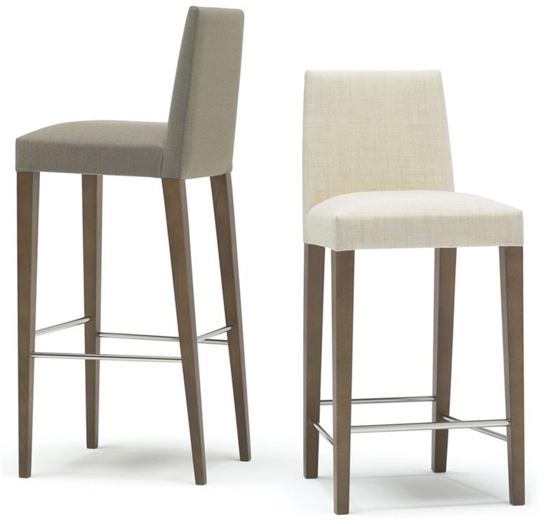 Andreu World Стул с обивкой из ткани со спинкой Anna Bq1385 - Вид №2