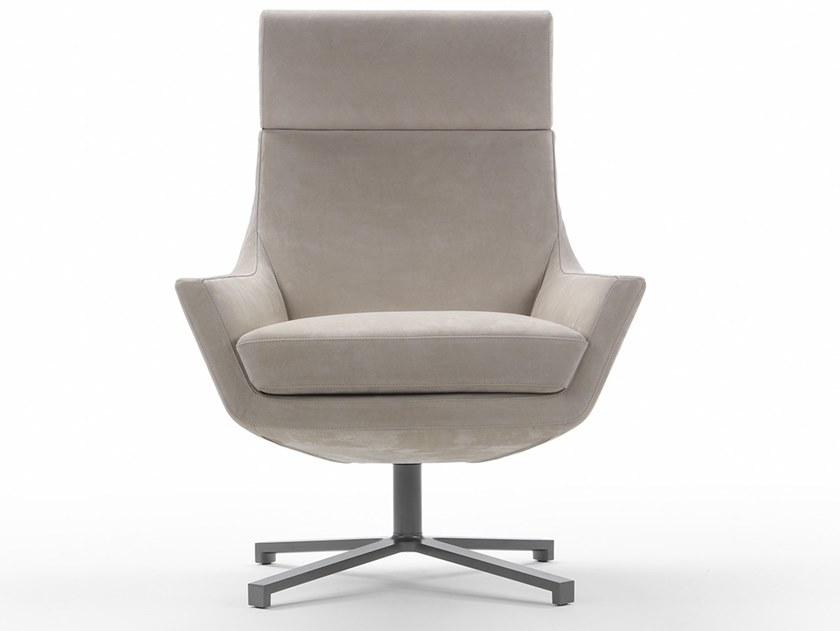 Marelli 4-спицевое кресло с высокой спинкой и подставкой для ног sun-id-1391456 - Вид №1