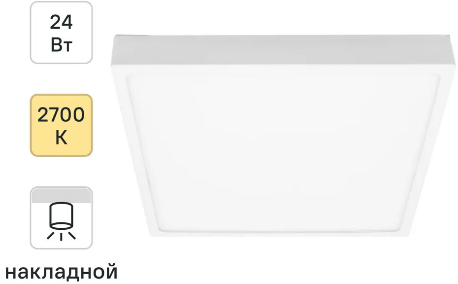 Накладной светодиодный светильник Apeyron для современного интерьера 88110348