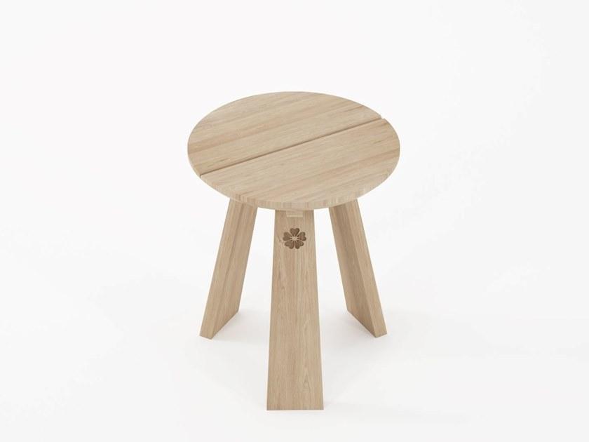 KARPENTER Низкий табурет из массива дерева East Ea11-oo, ea11-wo - Вид №2