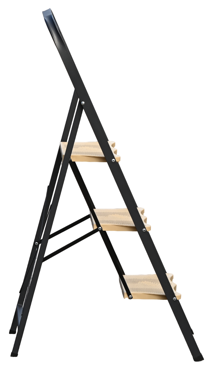 Стремянка c широкими пластиковыми ступенями MKP 803 ALUMET  - Вид №3