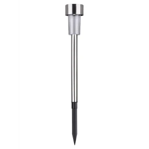 Светильник в грунт TDM Electric СС-325 сталь на солнечных батареях, свет холодный белый, цвет серый