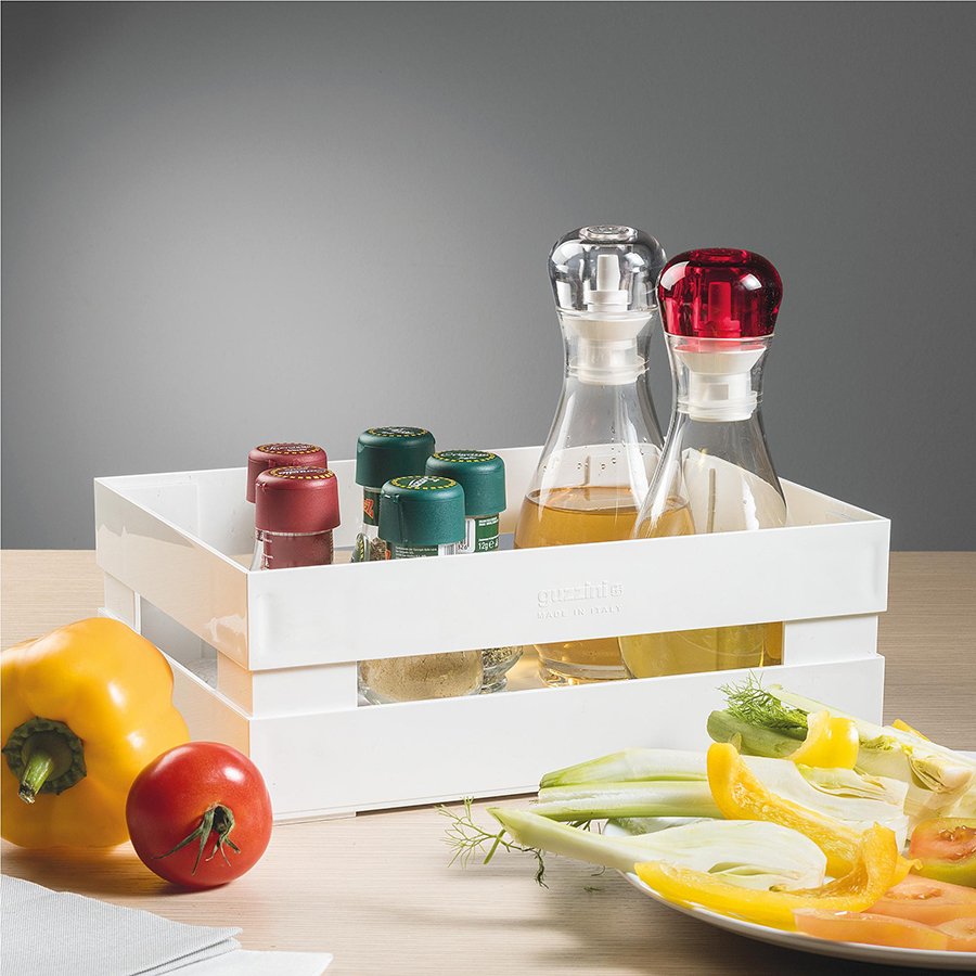 Ящик для хранения пластиковый 30 см белый Tidy&Store GUZZINI  00-3871104 Белый  - Вид №1