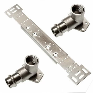 69980G1812 SANHA 9980G монтажный набор, двойная водорозетка ВР 18x1/2 мм