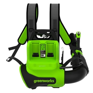 92033347 Воздуходувка садовая аккумуляторная Greenworks 2408107 40 В АКБ и ЗУ не в комплекте STLM-1389590
