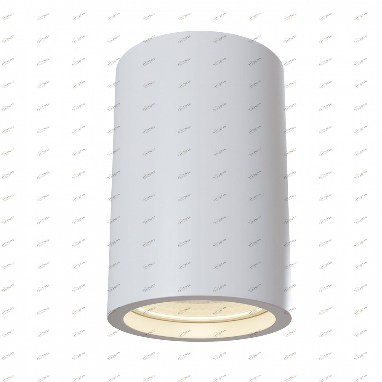 Спот потолочный с гипсовым плафоном 7 см белый Conik Gyps C003CW-01W TECHNICAL CEILING & WALL 00-3956993 Белый 