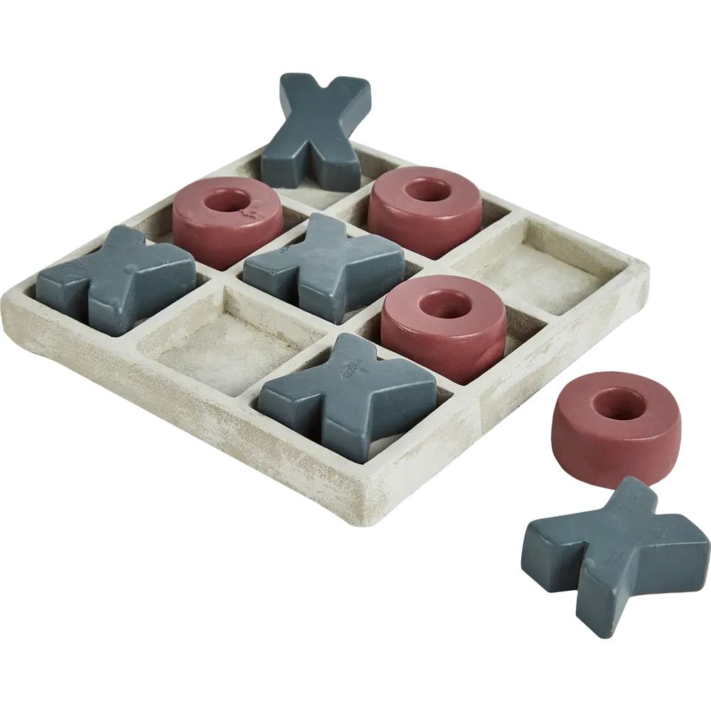 Фигурка декоративная Крестики-нолики белая полиэстер 15x15x3 см Atmosphera STLM-2019579 - Вид №2