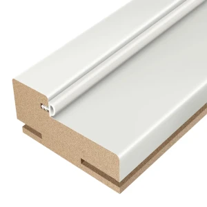 Телескопическая дверная коробка Сиена белая 2100x70x32 мм 89397512